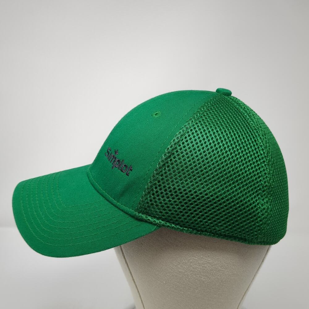 Simplot Fitted Baseball Hat Green Medium Embroide… - image 3